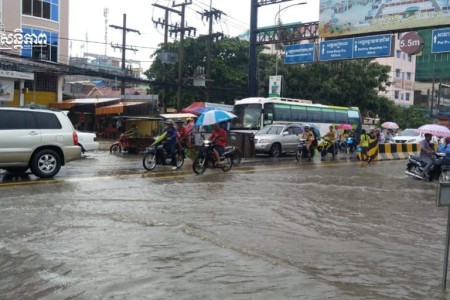 Poipet Sees Morning Flooding