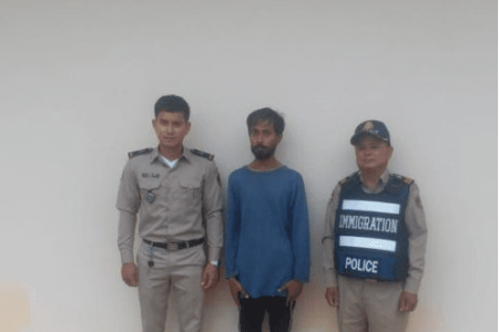 Illegal Indian Picked up in Siem Reap Pagoda