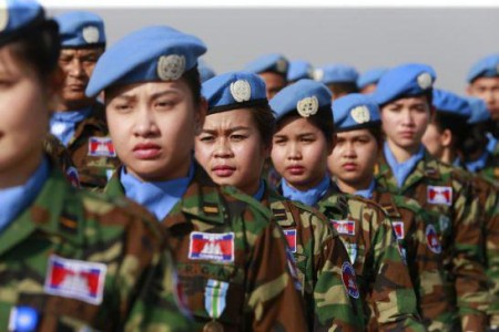 Cambodian Blue Helmets in Five Countries