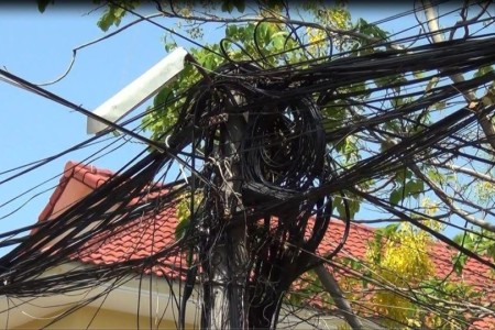 Kampot Cables Coming Down