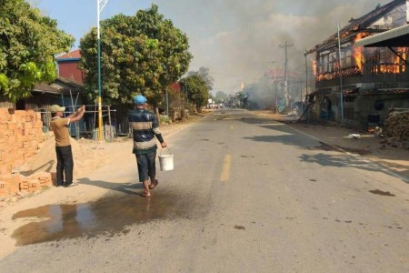 15 Houses Destroyed in Kampong Cham Fire