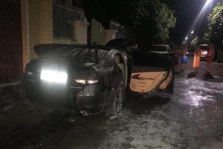 KTV Guard Arsonist Torches Lexus