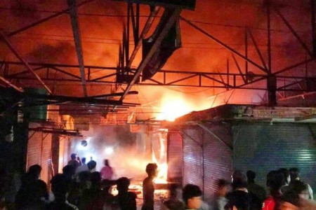 Fire in Sisophon Market