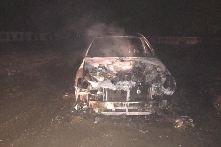 Sibling Rivalry- Brotherly Fight Leaves Car Torched