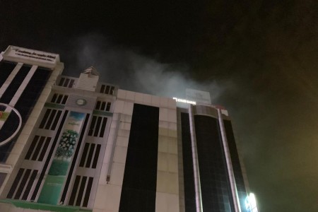 Fire on 7th Floor of MFI Building