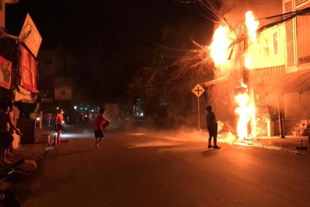 Electrical Fire in Toul Kork