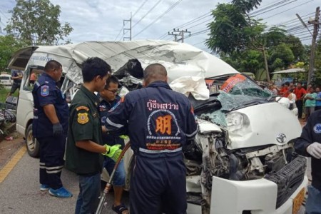 Cambodians Killed in Thai Crash