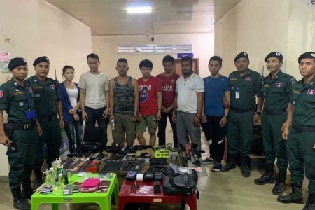 Chinese/Cambodian Arms Cache/Drug Stash Seized