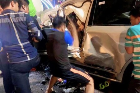 Man Freed After Crash In Kampot Town