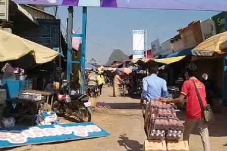 Kampot Woman Hit By Falling Billboard