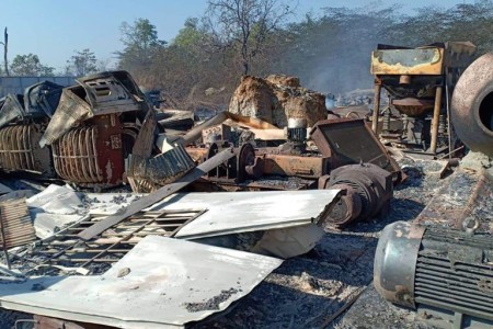 Unpopular Kratie Chinese Gold Mine Burns Down