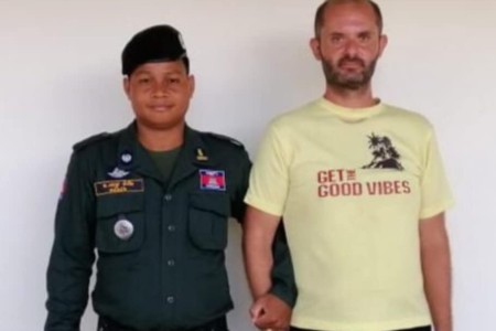 Down And Out Romanian Sent To Siem Reap Immigration