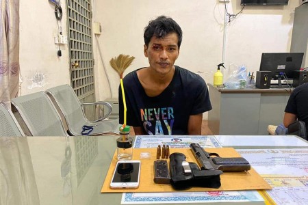 Man With Drugs And Gun Arrested In Sihanoukville