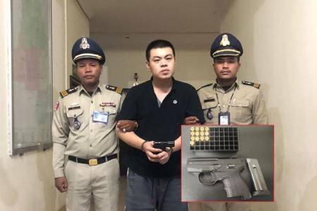 Chinese Man Arrested With Firearm