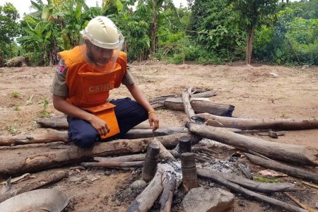 UXOs Found Used As Cooking Stove