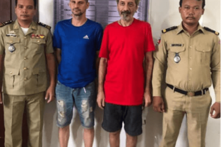 Ukrainian & Russian Detained In Siem Reap