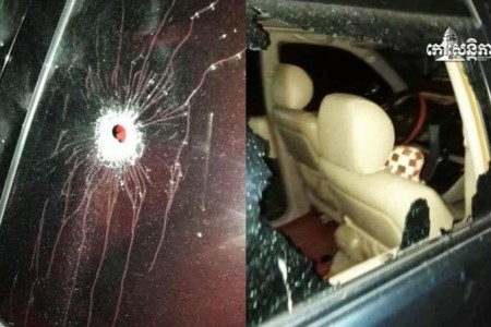 Gunmen Shoot Cars In Sihanoukville