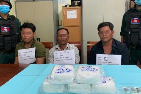 Three Men Caught In Battambang City 5kg Drug Sting