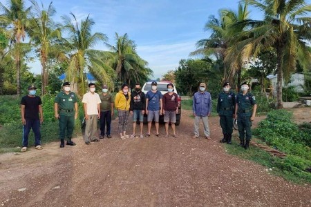 Thais Caught Crossing Border On Motorcycle