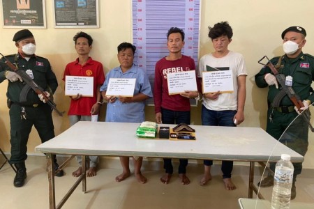 Poipet Quartet In Court Over 1kg Of ‘Chinese Tea’