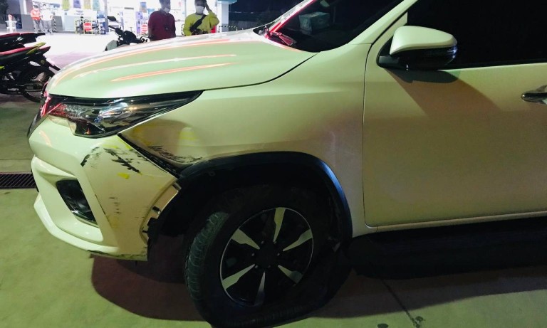 Fortuner Flees After Divider Damaged ⋆ Community Events