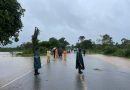 Flooding: Road 4 Closed To Traffic At Kampong Seila
